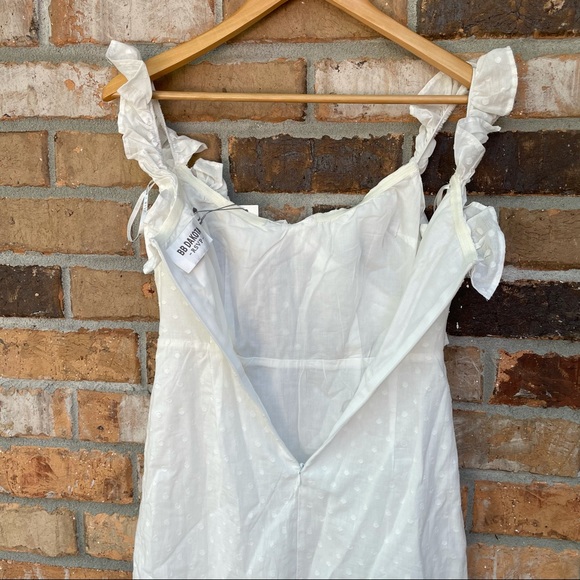 BB DAKOTA Say No More Dress Ivory Polka Dot - Picture 3 of 15